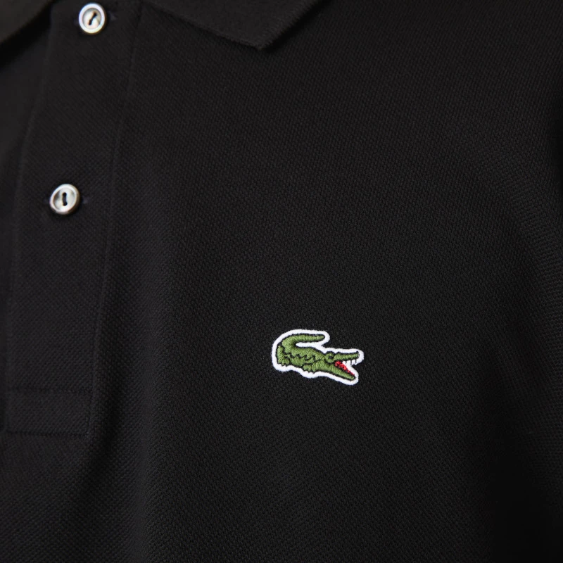 Polo μπλούζα ανδρική Lacoste Black