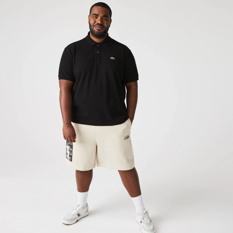 Polo μπλούζα ανδρική Lacoste Black