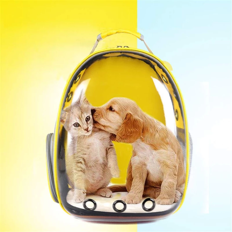 ΤΣΑΝΤΑ ΜΕΤΑΦΟΡΑΣ ΣΚΥΛΟΥ & ΓΑΤΑΣ  DENIK PETS BUBBLE BACKPACK ASTRONAUT 33x25x43cm ΚΟΚΚΙΝΟ