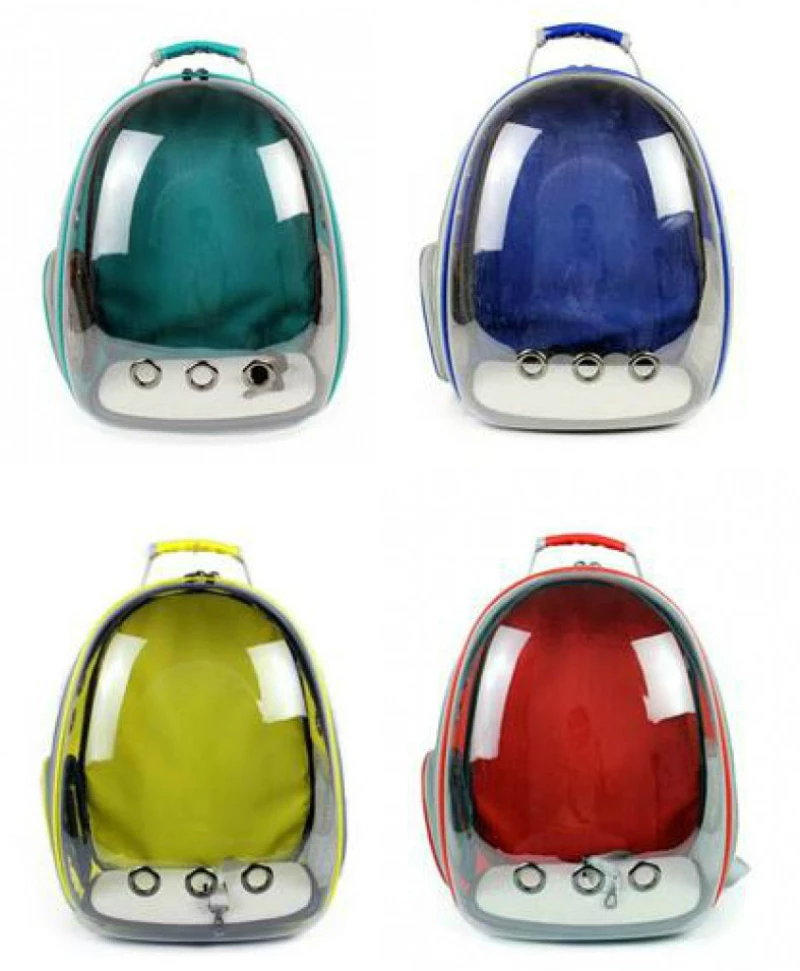 ΤΣΑΝΤΑ ΜΕΤΑΦΟΡΑΣ ΣΚΥΛΟΥ & ΓΑΤΑΣ  DENIK PETS BUBBLE BACKPACK ASTRONAUT 33x25x43cm ΚΟΚΚΙΝΟ