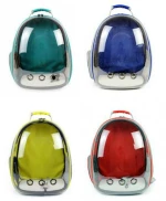 ΤΣΑΝΤΑ ΜΕΤΑΦΟΡΑΣ ΣΚΥΛΟΥ & ΓΑΤΑΣ  DENIK PETS BUBBLE BACKPACK ASTRONAUT 33x25x43cm ΚΟΚΚΙΝΟ