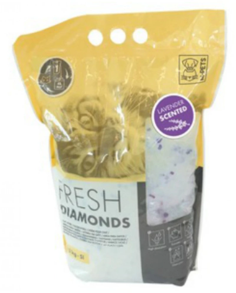 ΚΡΥΣΤΑΛΛΙΚΗ ΑΜΜΟΣ M-PETS FRESH DIAMONT SILICA ΛΕΒΑΝΤΑ 15lt