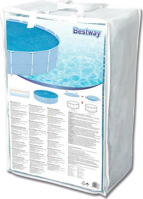 Bestway Solar Pool Cover Κάλυμμα Στρογγυλής Πισίνας 549x549cmΚωδικός: 15826