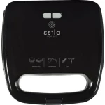 Estia BlackPlus Τοστιέρα για 2 Τοστ 750W Μαύρη