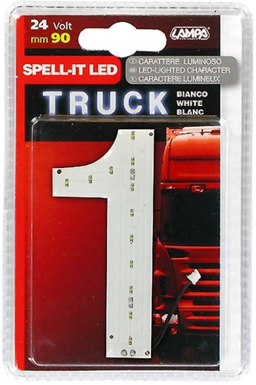 ΑΡΙΘΜΟΣ 1 ΛΕΥΚΟ 24V LED