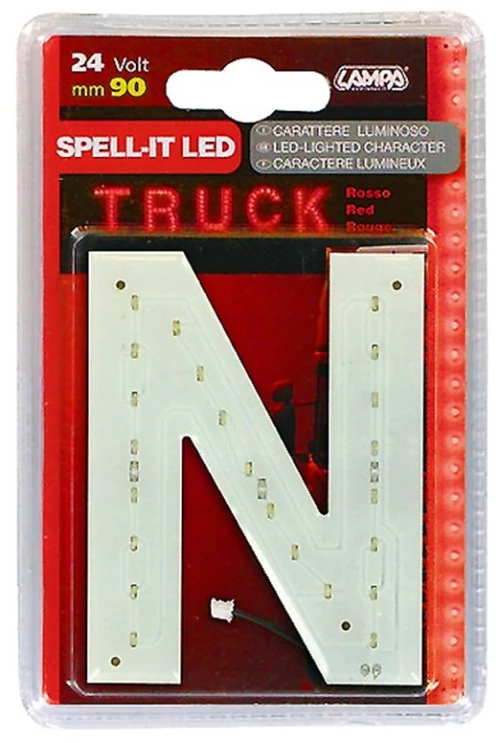 ΓΡΑΜΜΑ Ν ΚΟΚΚΙΝΟ 24V LED