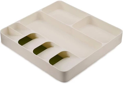 260060 Θήκη για μαχαιροπίρουνα, λευκή, 40x38,5x5εκ.