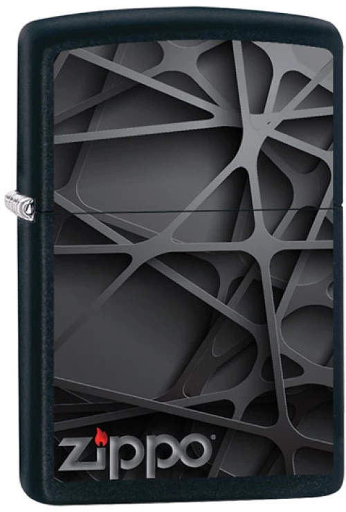 ZIPPO Αναπτήρας - Black Abstract Design