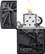 ZIPPO Αναπτήρας - Black Abstract Design