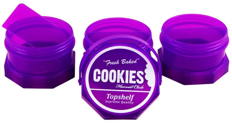 Δοχείο Αποθήκευσης Cookies Smell Proof Regular Μωβ - 4 Parts (140x85mm)