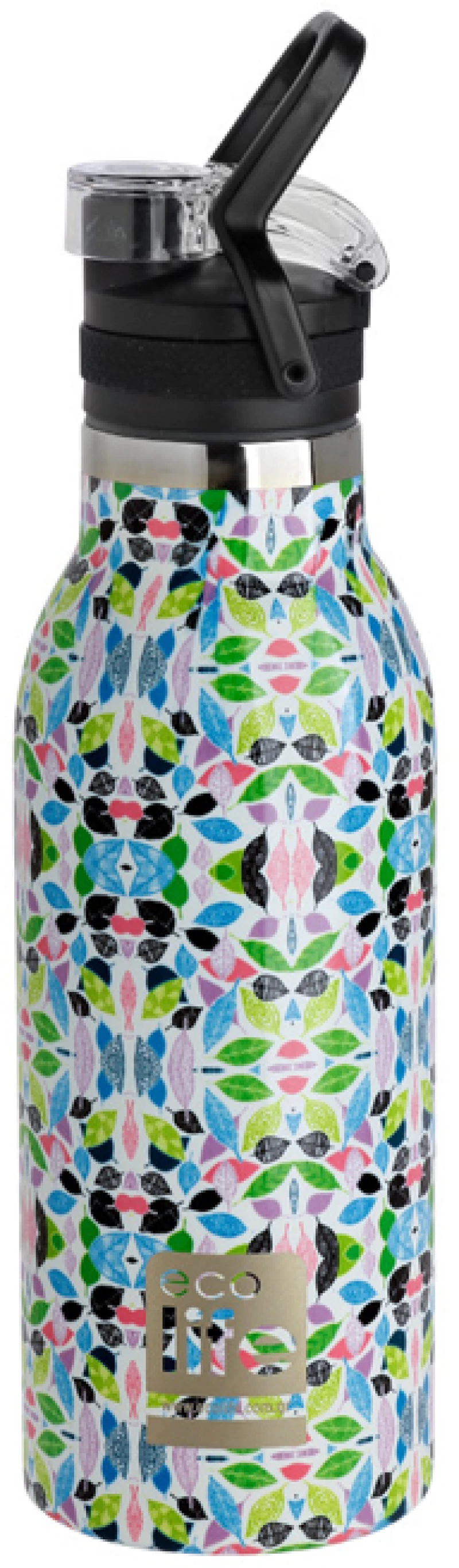 Ανοξείδωτο θερμός Ecolife Art 550ml Με sport πώμα