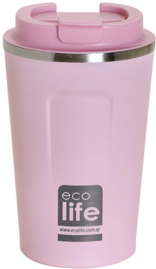 Θερμός ανοξείδωτος Coffee Thermos Rose pink 370ml