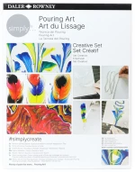 Σετ δημιουργίας Daler Rowney simply Pouring Art 28τμχ