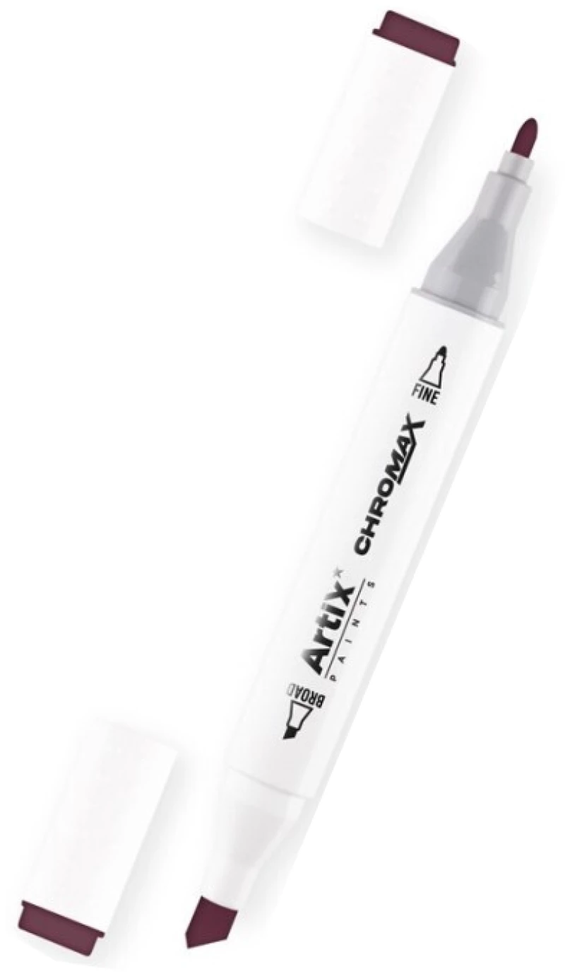 Μαρακδόρος οινοπνεύματος Artix Chromax με διπλή μύτη 1mm Wine Red