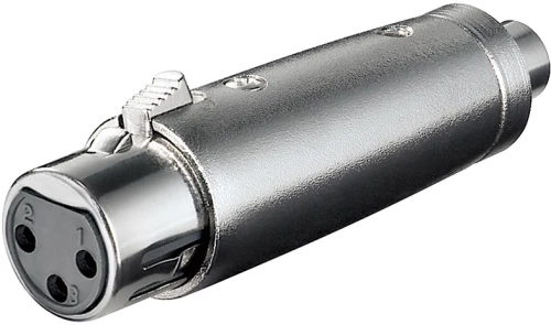 Adaptor xlr θηλ / rca θηλ