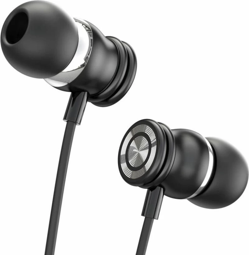 Xo ep56 in-ear typec metal handsfree μαύρο