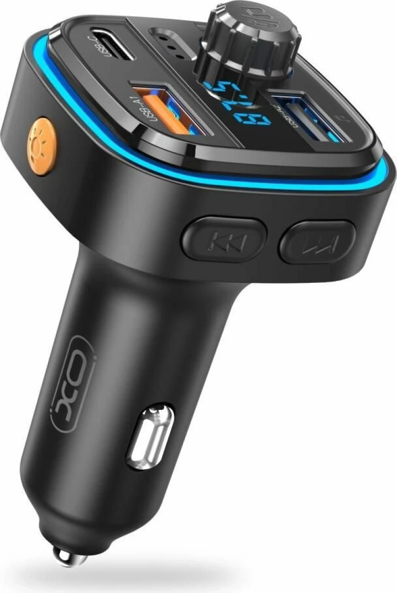 Xo bcc08 smart bluetooth mp3 +5v3.1a car charger with light