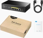 Cudy Poe+ Switch Gs1005Pts1, 5-Port Poe+, 1X Sfp, 120W, V1.0