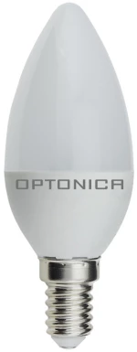 Optonica Led Λάμπα Candle C37 1426, 5,5W, 4500K, E14, 450Lm