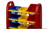 312056 Σύστημα αποθήκευσηΣ Super Kids με 9 πλαστικά συρτάρια