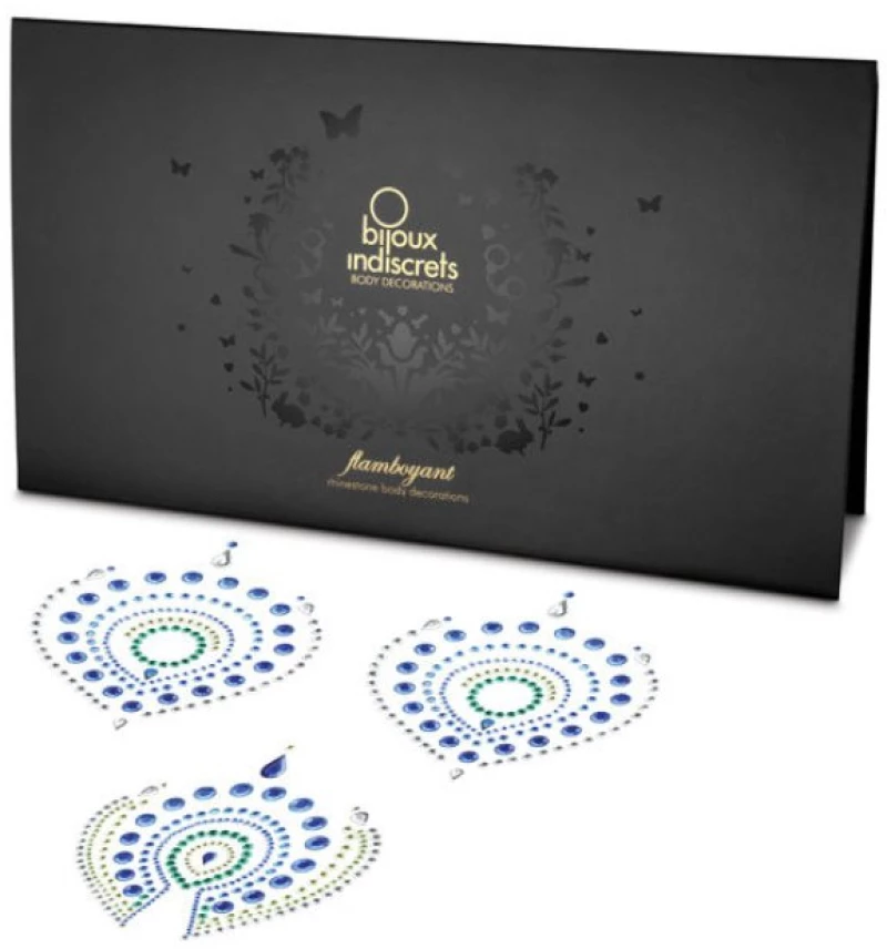 ΔΙΑΚΟΣΜΗΤΙΚΑ ΣΩΜΑΤΟΣ BIJOUX INDISCRETS FLAMBOYANT BLUE & GREEN