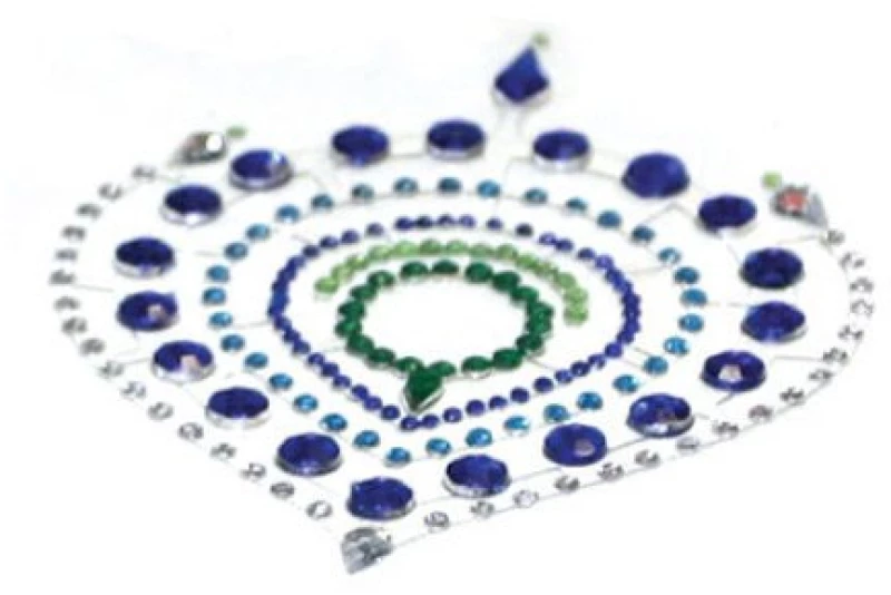 ΔΙΑΚΟΣΜΗΤΙΚΑ ΣΩΜΑΤΟΣ BIJOUX INDISCRETS FLAMBOYANT BLUE & GREEN
