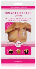 BYE-BRA BREAST LIFT + SILK NIPPLE COVERS CUP A-C