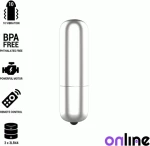 ONLINE MINI BULLET VIBE - SILVER
