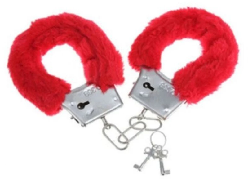 ΧΕΙΡΟΠΕΔΕΣ DIABLO PICANTE - PLEASURE FURRY HANDCUFFS RED