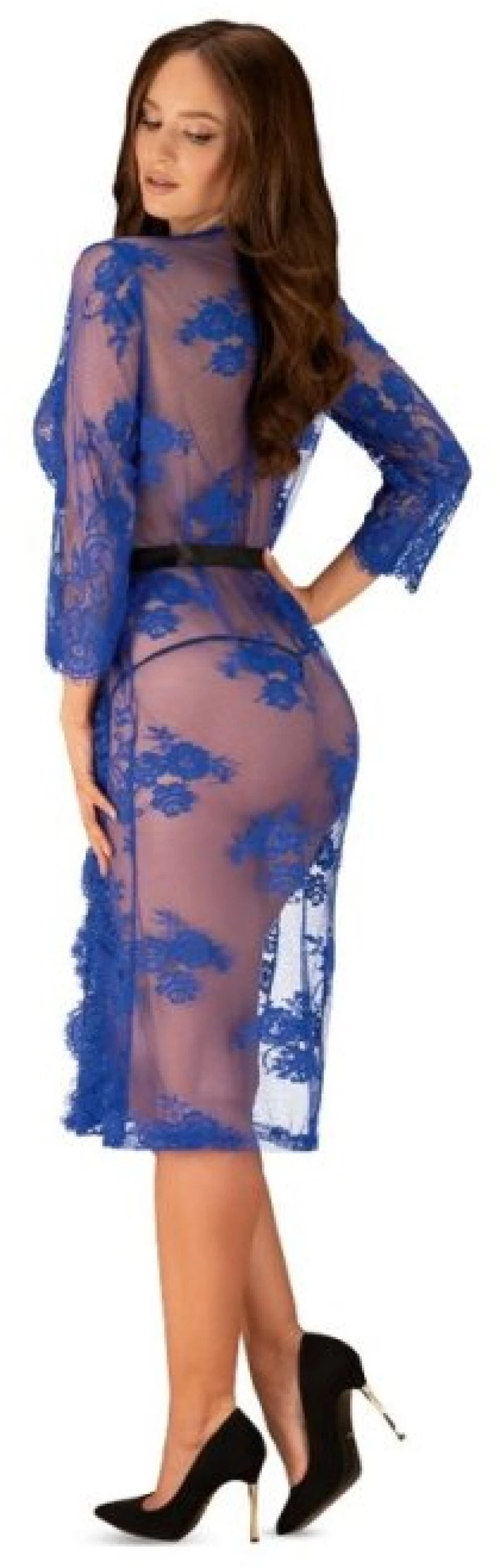 OBSESSIVE - COBALTESS PEIGNOIR L/XL