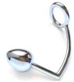 METALHARD COCK RING WITH ANAL BEAD 50MM