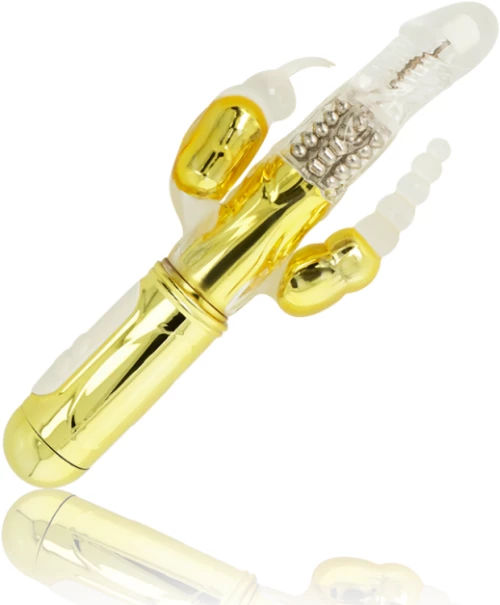 OHMAMA MULTIFUNCTIONAL VIBRATOR  - GOLDEN