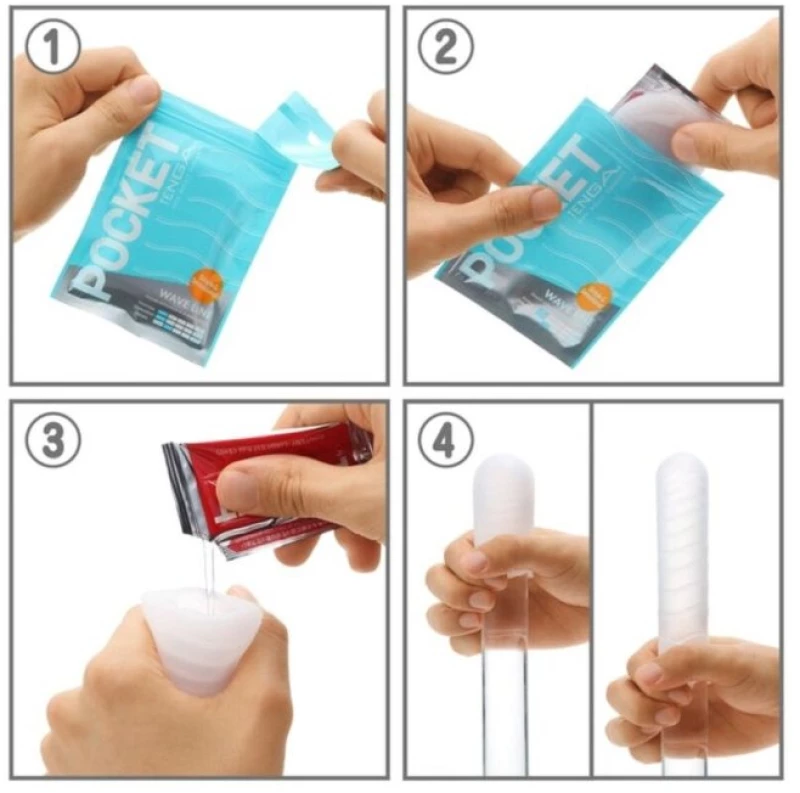 TENGA BLOCKED EDGE POCKET STROKER