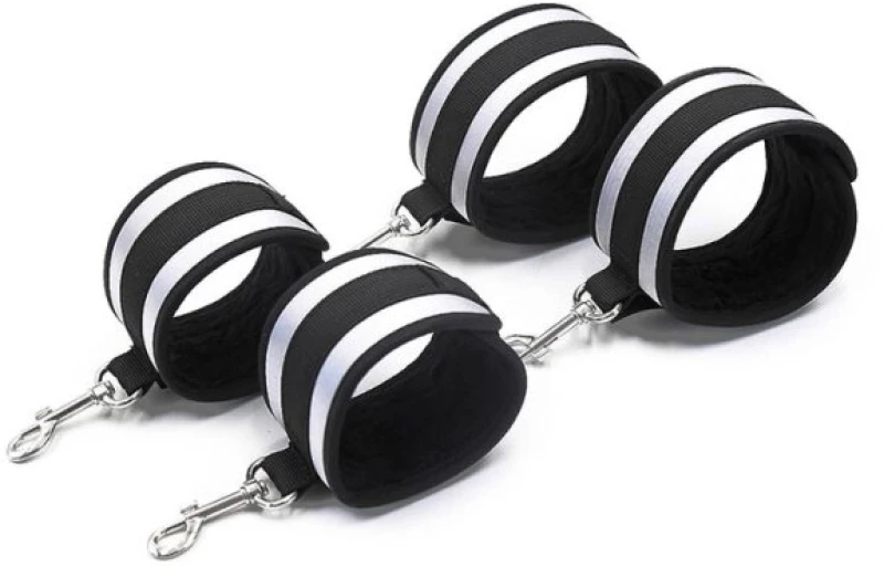 OHMAMA FETISH GREY WRIST CUFFS