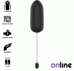 ONLINE WATERPROOF VIBRATING EGG - BLACK