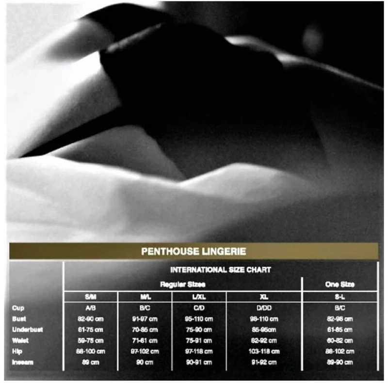 PENTHOUSE SALUTE ME TEDDY S/M/L