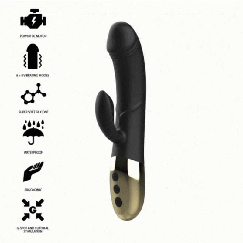 IBIZA POWERFUL ANATOMICAL VIBRATOR WITH RABBIT