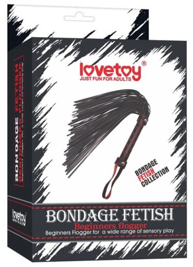 Beginners Flogger Bondage Black