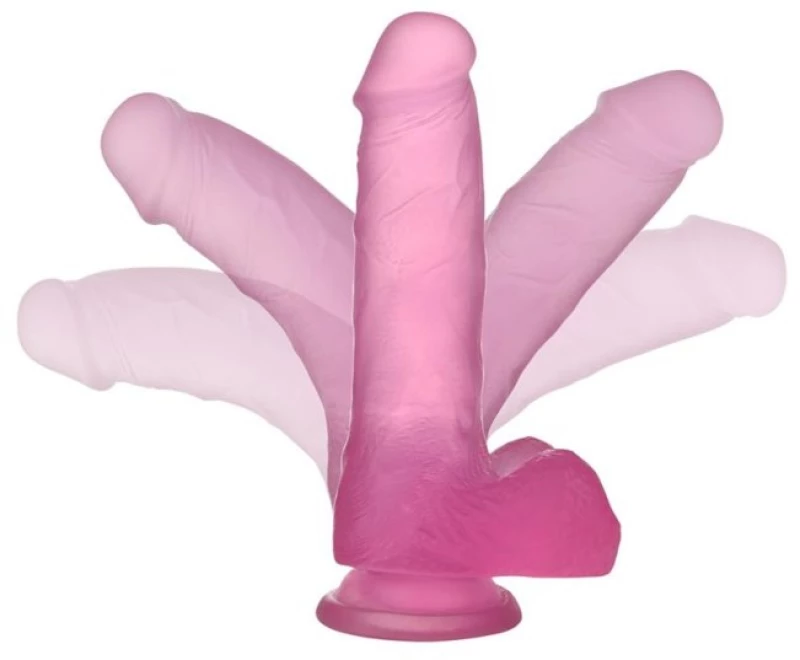 Oμοίωμα Πέους Dildo Jelly Studs 7 Pink