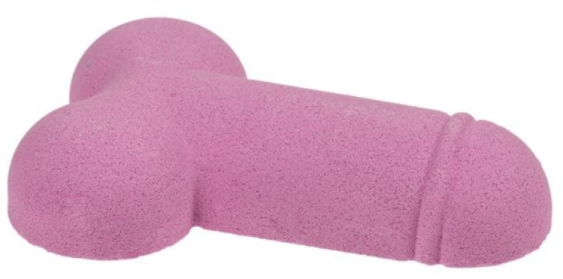 Strawberry Bath Fizzer Penis Shape
