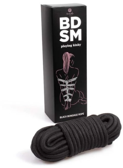 Bondage Rope 10 m Black