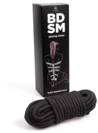 Bondage Rope 10 m Black