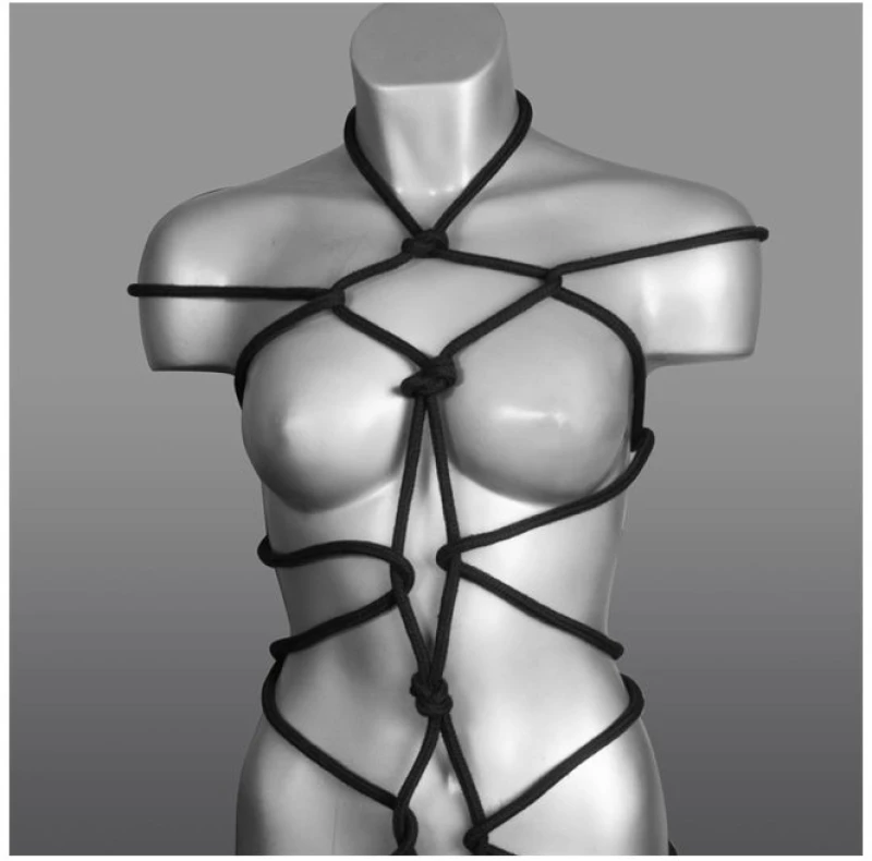 Bondage Rope 10 m Black