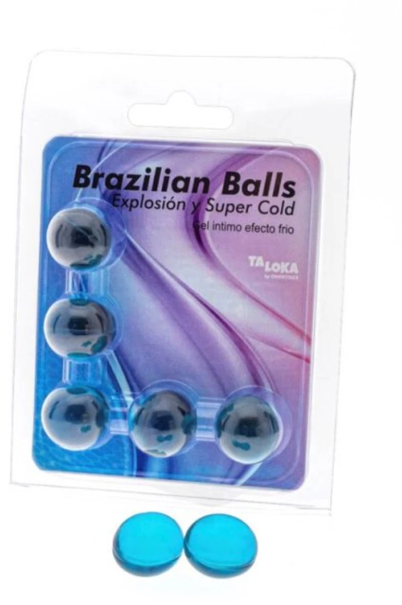 ΛΙΠΑΝΤΙΚΟ ΤΖΕΛ TALOKA - 5 BRAZILIAN BALLS COLD EFFECT EXCITING GEL