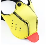 Neoprene Puppy Face Mask Yellow