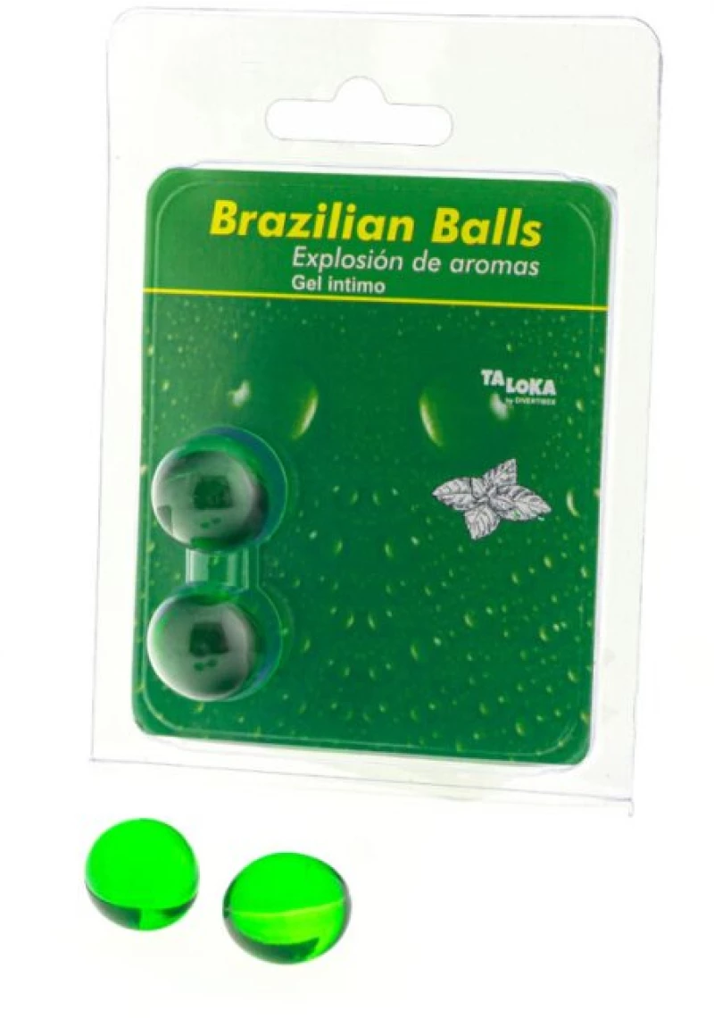 ΛΙΠΑΝΤΙΚΟ ΤΖΕΛ TALOKA - 2 BRAZILIAN BALLS MINT INTIMATE GEL
