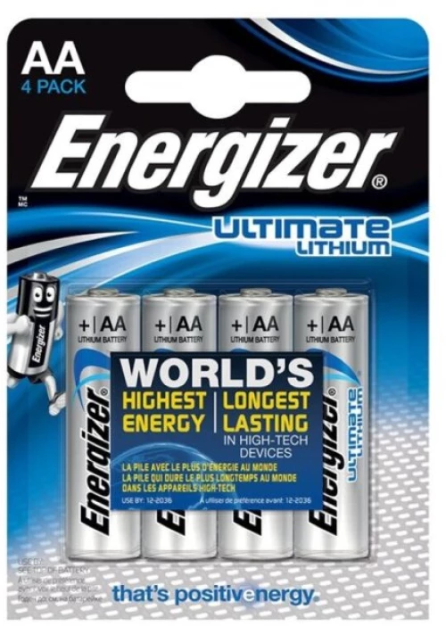 ENERGIZER ULTIMATE LITHIUM AA L91 LR6 1,5V *4