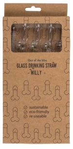 Glass Straw with Cleaning Brush