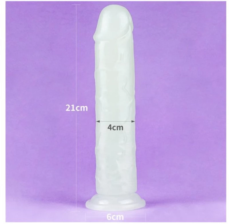 Dildo Lumino 8 Blue Light