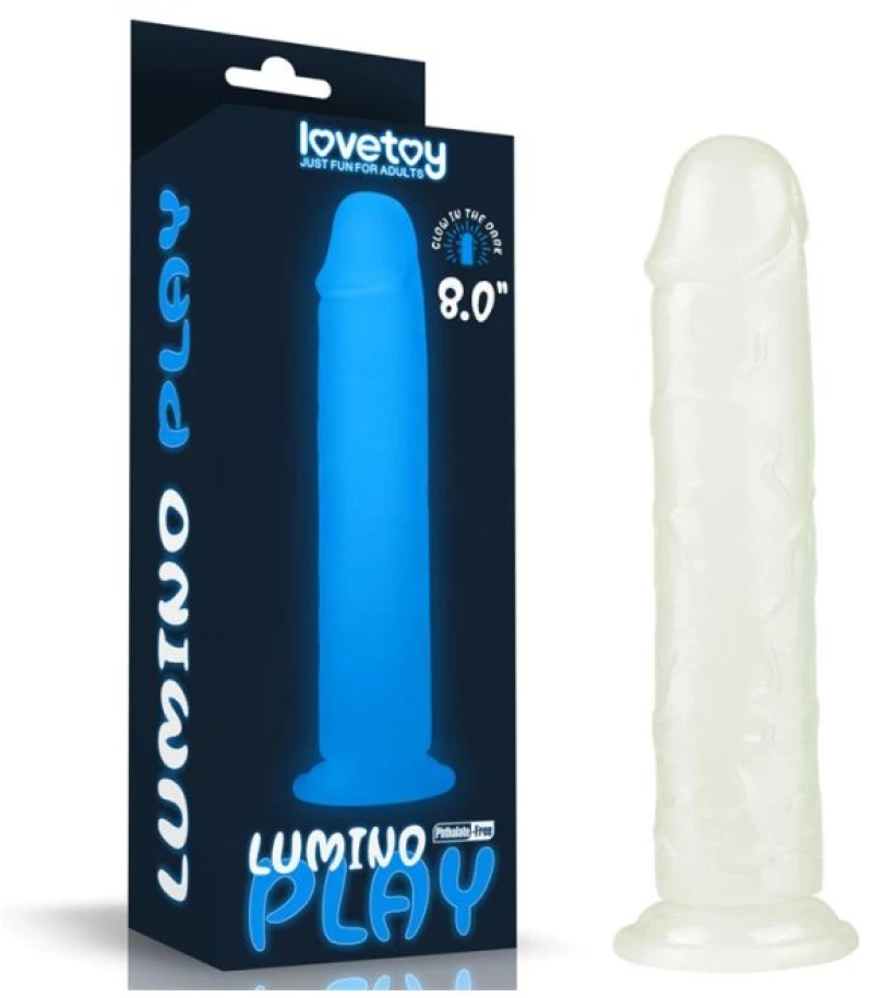 Dildo Lumino 8 Blue Light